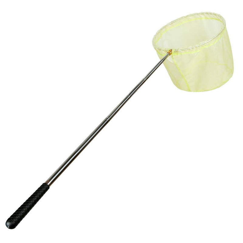 RESTCLOUD Bait Net and Fishing Landing Net with Telescoping Pole Handle Extends to 59 inches (Yellow) - Image 1